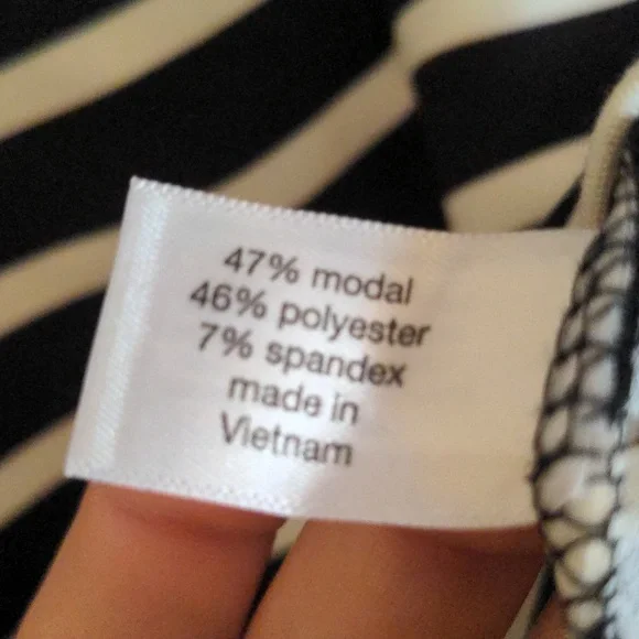 Lane Bryant heavy weight striped T-shirt 22/24 - Picture 3 of 3